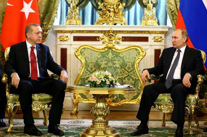 Serokkomar Erdogan bi Putîn re hevdîtin kir