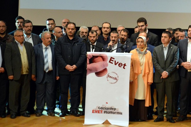 156 STK 'Gaziantep Evet Platformu'nu kurdu