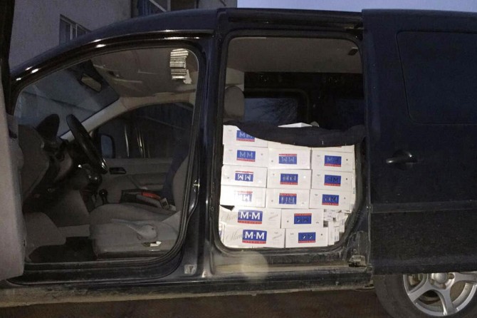 Mardin’de 22 bin 800 paket kaçak sigara ele geçirildi