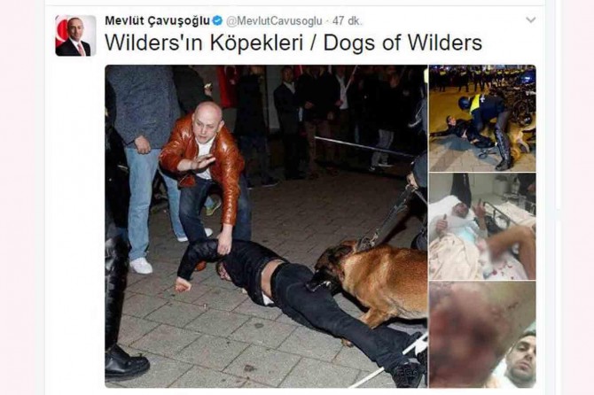 Bakan Çavuşoğlu'ndan "Köpekli" gönderme