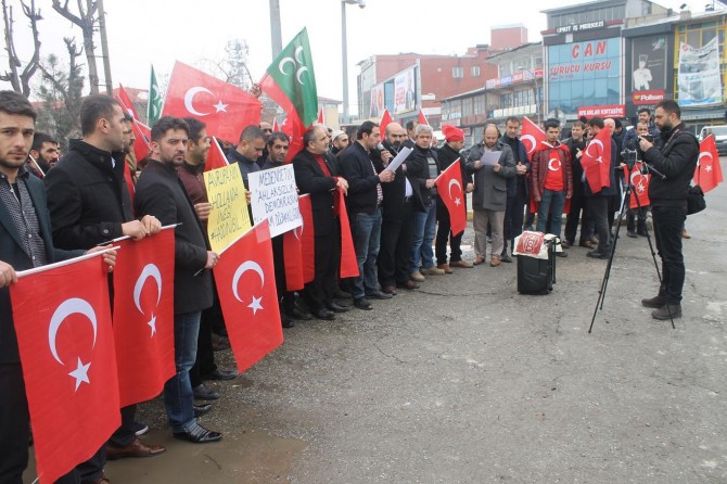 Muş'taki STK'lardan Hollanda'ya tepki
