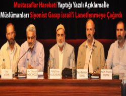 Mustazaflar Hareketi'nden İsrail'e Tepki Çağrısı
