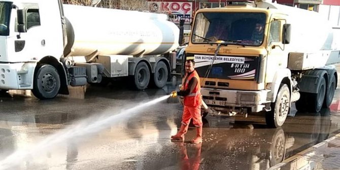 Van Büyükşehir Belediyesinden bahar temizliği