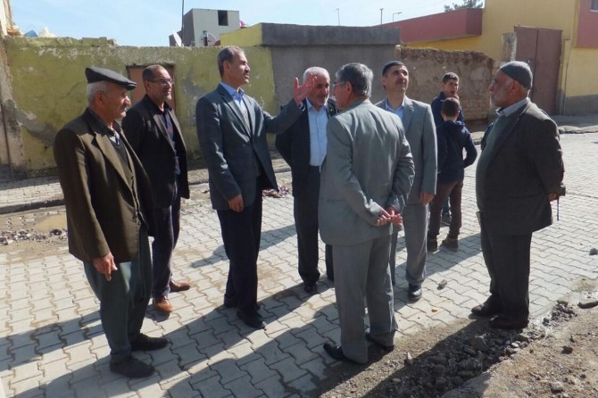 HÜDA PAR heyeti fırtınada zarar gören halkı ziyaret etti