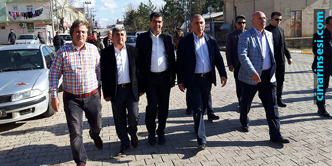 CHP heyeti Çınar'da