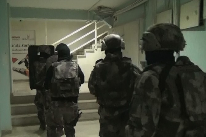 Gaziantep'te PKK operasyonu:22 gözaltı