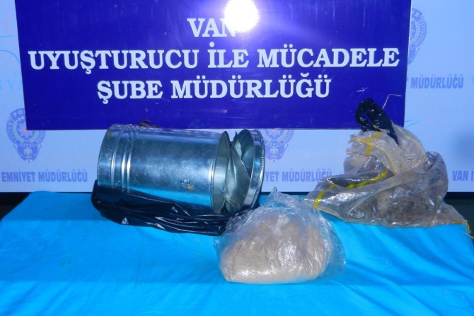 Bal tenekesinden uyuşturucu çıktı