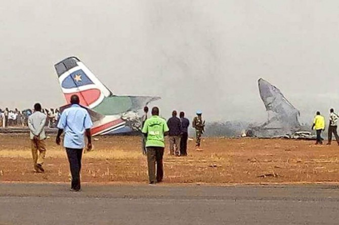 Li Sûdana Başûr balafir ket: 44rêwî jiyana xwe ji dest dan