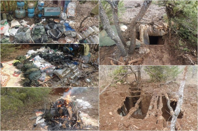 Li Çewlîgê penagehên PKKê hatin dîtin