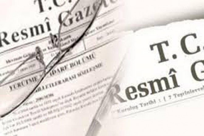 Onaylanan 24 kanun Resmi Gazetede