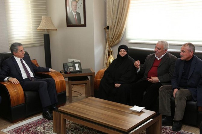 15 Temmuz'un sembolü Şerife Boz'dan Elazığ Belediyesine ziyaret