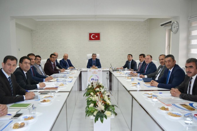 İlçe Milli Eğitim Müdürleri toplantısı yapıldı