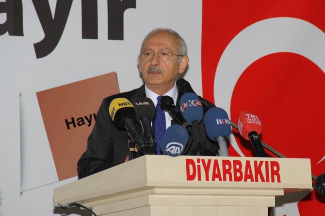 Kiliçdaroglu li Diyarbekir axivî