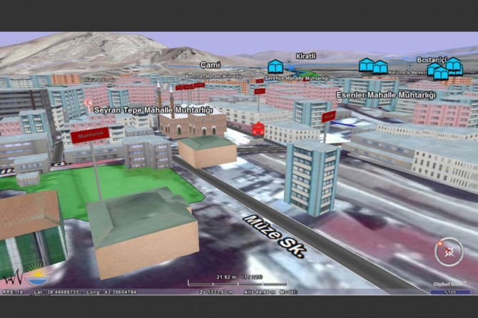 Van’ın '3 Boyutlu Kent Bilgi Sistemi' hizmete girdi