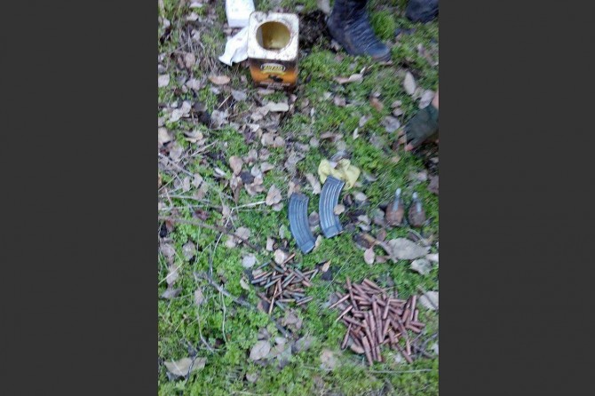 Batman’da PKK’ye ait mühimmat ele geçirildi