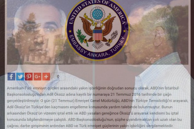 ABD: Adil Öksüz'ü vize iptalini haber vermek için aradık