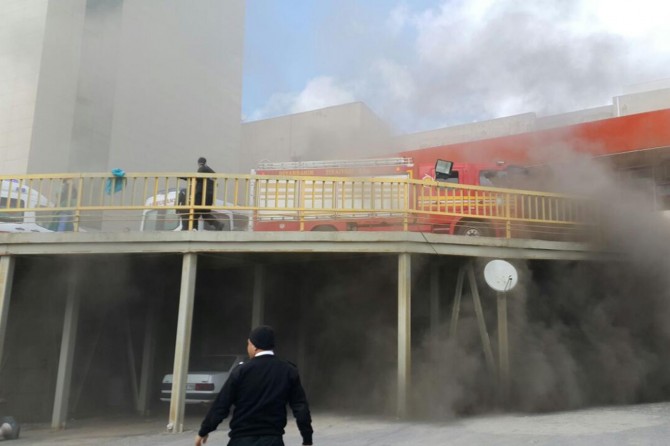 Dicle Üniversitesi Hastanesi'nde yangın