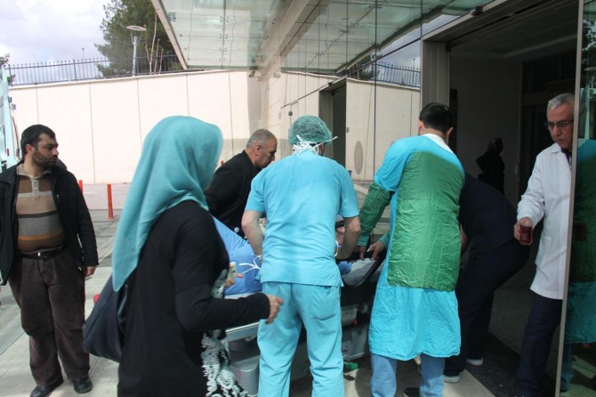 Dicle Üniversitesinde çıkan yangın kontrol altına alındı