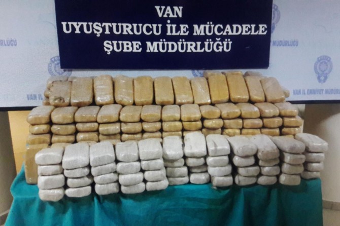 Van'da 110 kilo eroin ele geçirildi