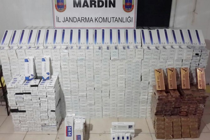 Mardin'de kaçak sigara ele geçirildi