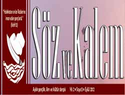 Söz ve Kalem Dergisi Eylül Sayısı Çıktı