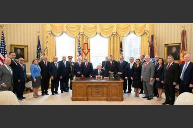 Sisi’s pay homage to the US reflected in the photos