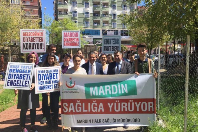 Mardin’de sağlıklı yaşam yürüyüşü