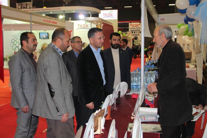 HÜDA PAR heyetinden fuar ziyareti