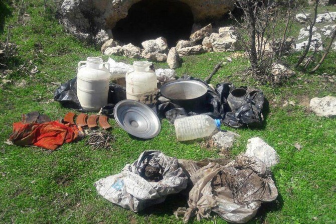 PKK'ye ait sığınak imha edildi