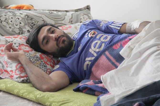 Worker survives from two separate explosions talks to ILKHA