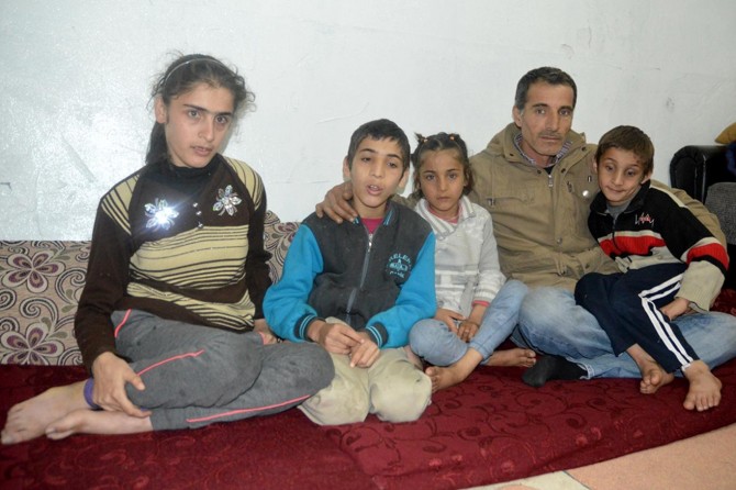 Suriyeli aile engelli çocukları için yardım bekliyor