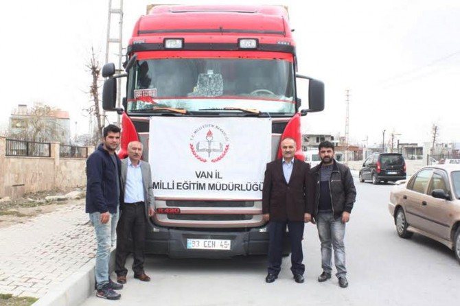 Suriyeli çocuklar için toplanan yardımlar gönderildi