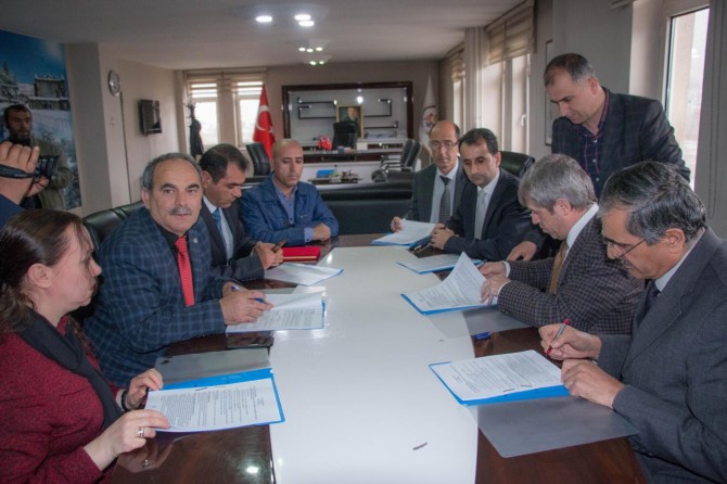 Belediye ile sendika arasında toplu sözleşme