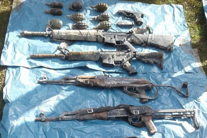 Mardin'de çok sayıda silah ve mühimmat ele geçirildi