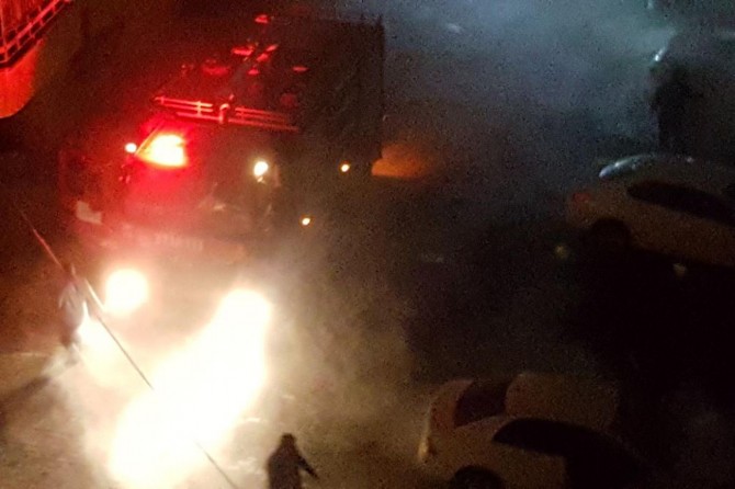 Şanlıurfa’da 5 araç kundaklandı