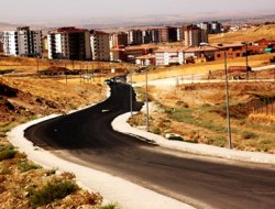 TOKİ Yolu Beton Asfalta Kavuştu