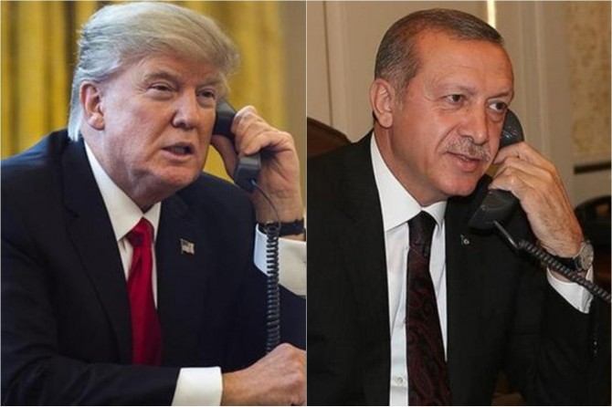 Trump'tan Cumhurbaşkanı Erdoğan'a tebrik telefonu