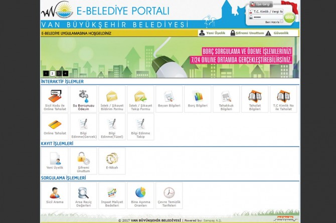 Van'da online belediyecilik dönemi başladı
