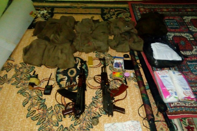 Diyarbakır Silvan'da silah ve mühimmat ele geçirildi