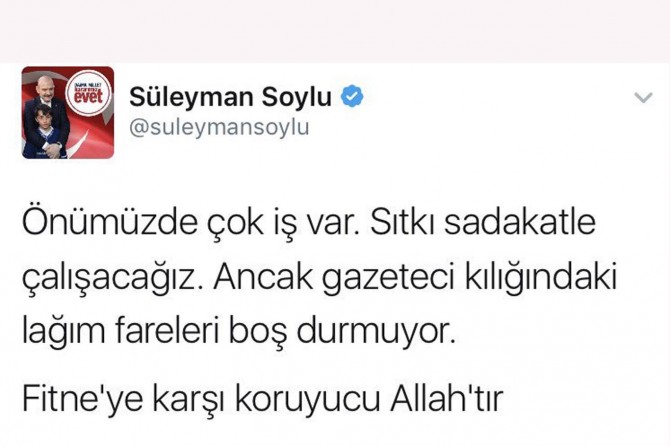 Bakan Soylu'dan Cem Küçük'e tepki