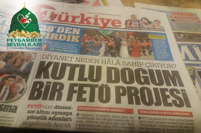 “Kutlu Doğum programlarını kirli bir yapıya mal etmek büyük cehalettir”