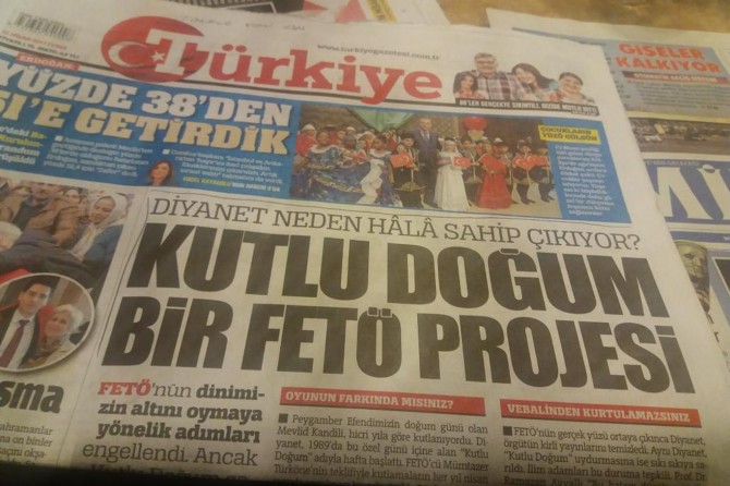 Türkiye gazetesi neden Kutlu Doğum'u hedef aldı?