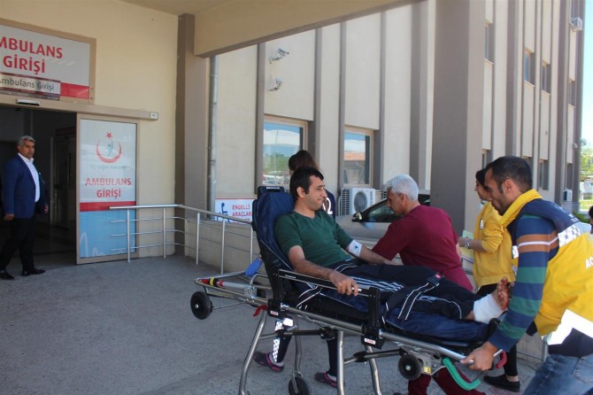 Havalı tüfek ile kazara arkadaşını yaraladı