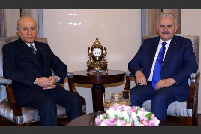 Başbakan Yıldırım Bahçeli ile görüşecek