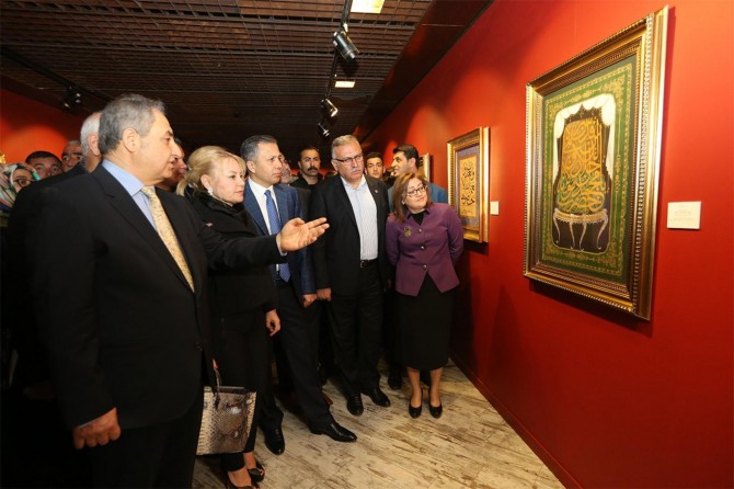 Gaziantep’te "Harflerin Sırrı" sergisi açıldı