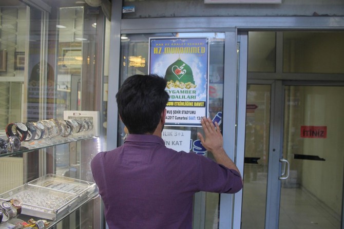 Muş Kutlu Doğum etkinliğine hazırlanıyor