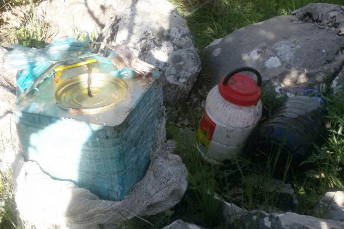 Mardin’de ele geçirilen patlayıcı imha edildi