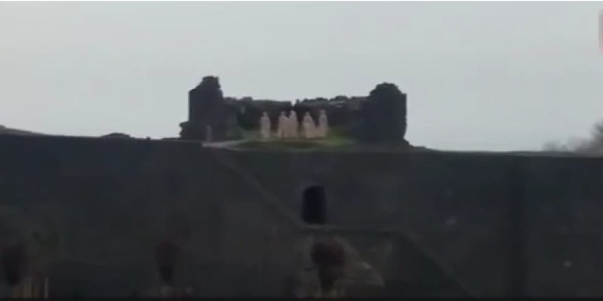 Diyarbakır Surlarına inen Melekler Çınar İmam Hatip Ortaokulu öğrencileri çıktı!