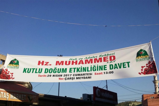 Mazıdağı Kutlu Doğum etkinliğine hazırlanıyor