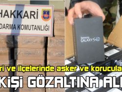 Hakkari'de 43 Kişi Gözaltına Alındı!